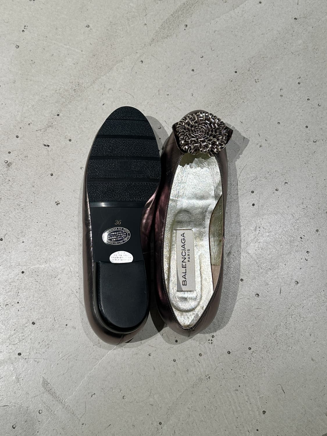 Balenciaga Paris vintage flower flats 상품이미지2