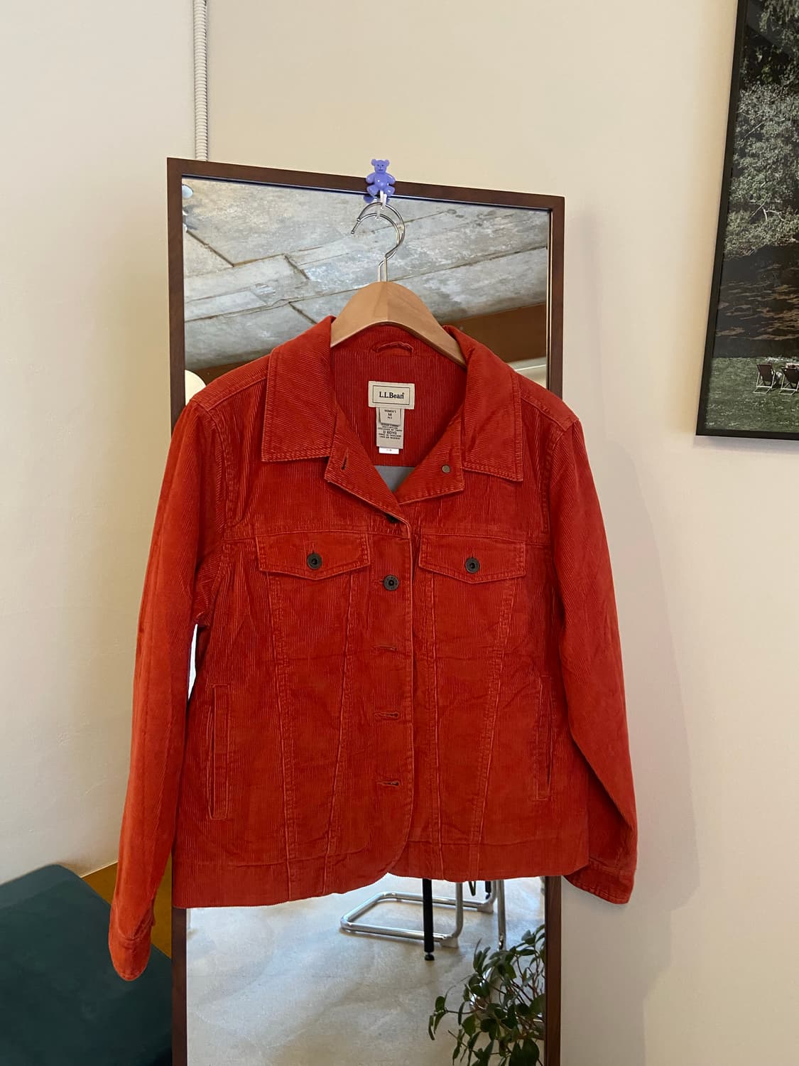 LLBean 엘엘빈 코듀로이 자켓 오렌지 상품이미지1