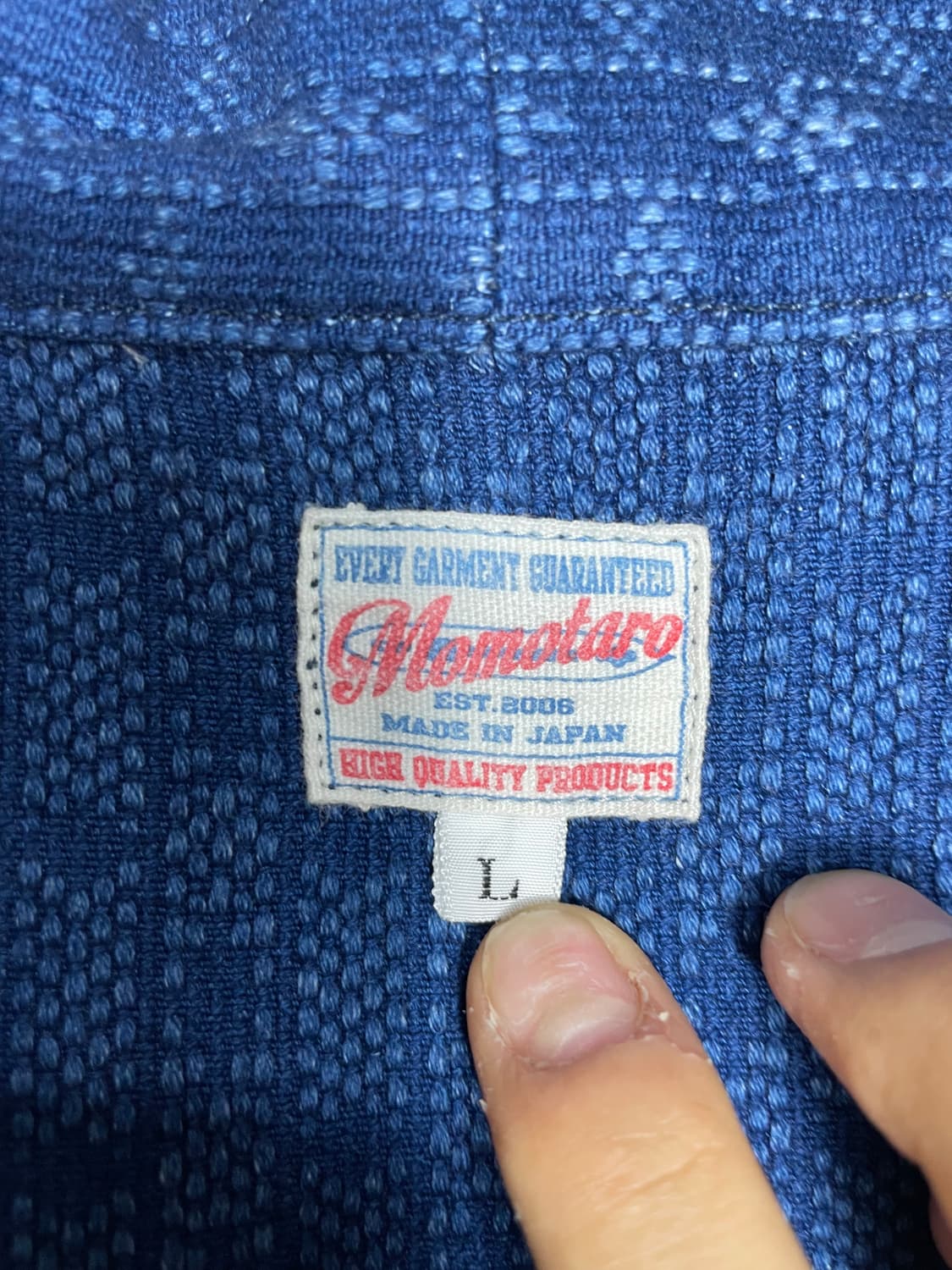 (Momotaro Jeans) 모모타로 진스 블루 가디건 상품이미지2