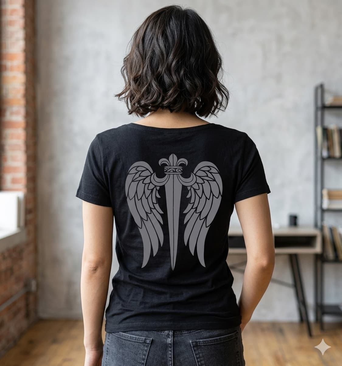 [L] 페이스 커넥션(Faith Connexion) 엔젤 윙 티셔츠 상품이미지1