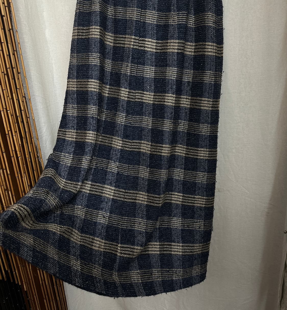 체크 스커트 wool65% 상품이미지3