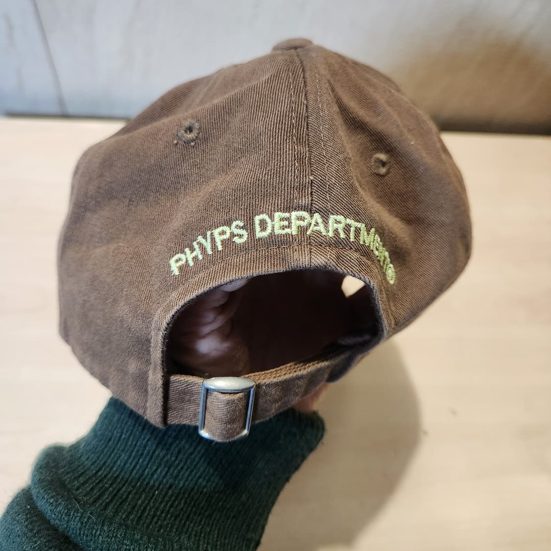 Monday Routine 투톤 캡 🧢 브라운&오프화이트 빈티지 무드 상품이미지3