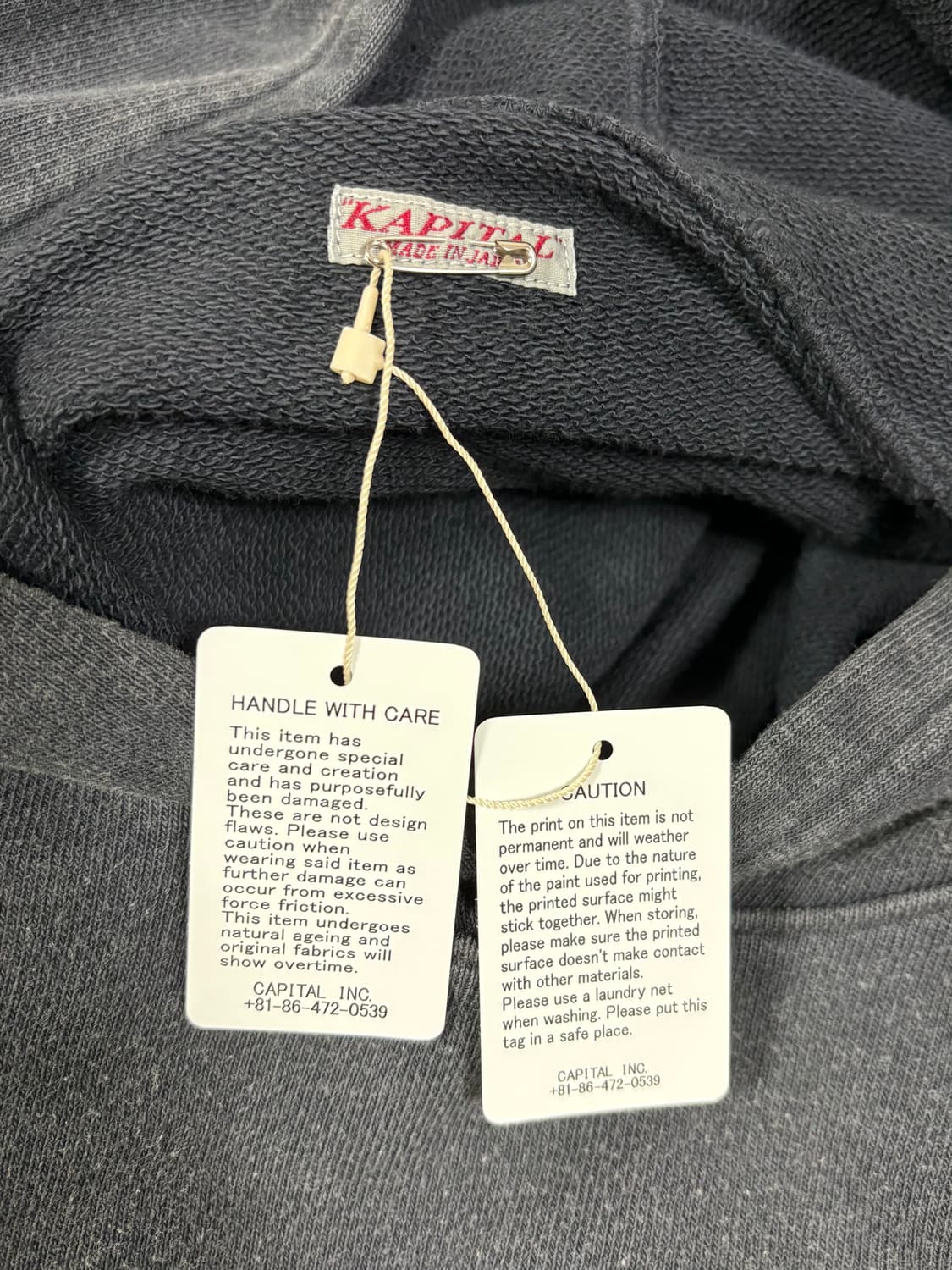 캐피탈 Kapsize Rule 후드티 상품이미지5