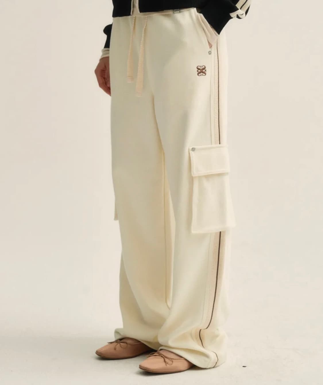 세터 로턴 카고 트랙 팬츠 리조트 크림 WS 상품이미지4