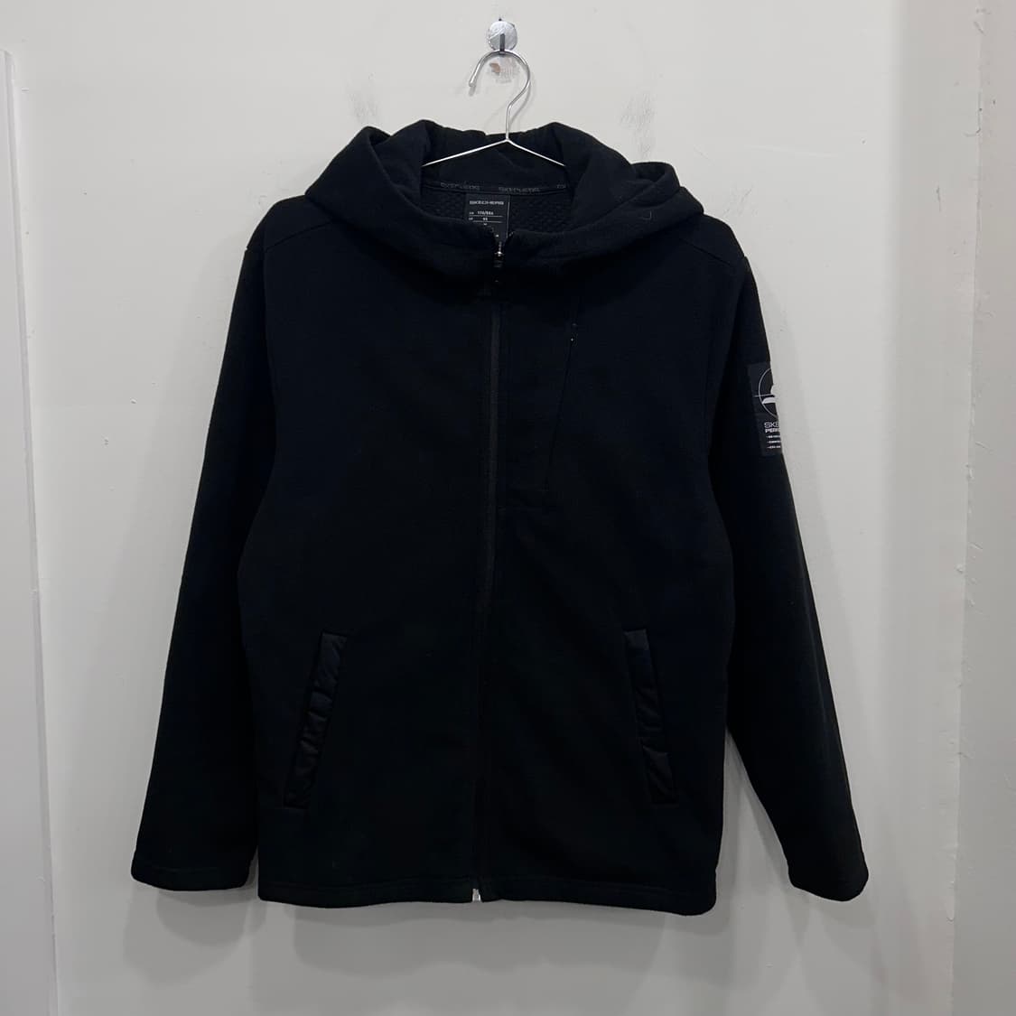 스케쳐스 퍼포먼스 하이넥 경량 플리스 후드 집업 상품이미지2