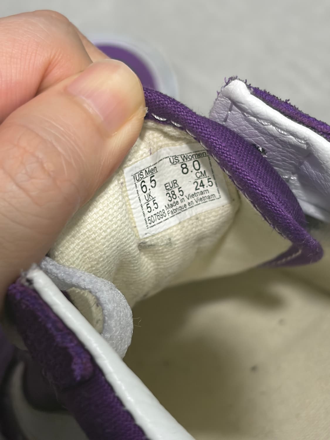 반스 올드스쿨 퍼플 245 상품이미지3