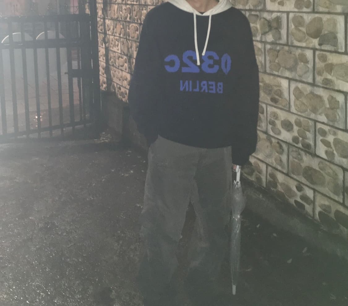 XL) 032c selfie 스웨터 다크블루 니트 상품이미지1