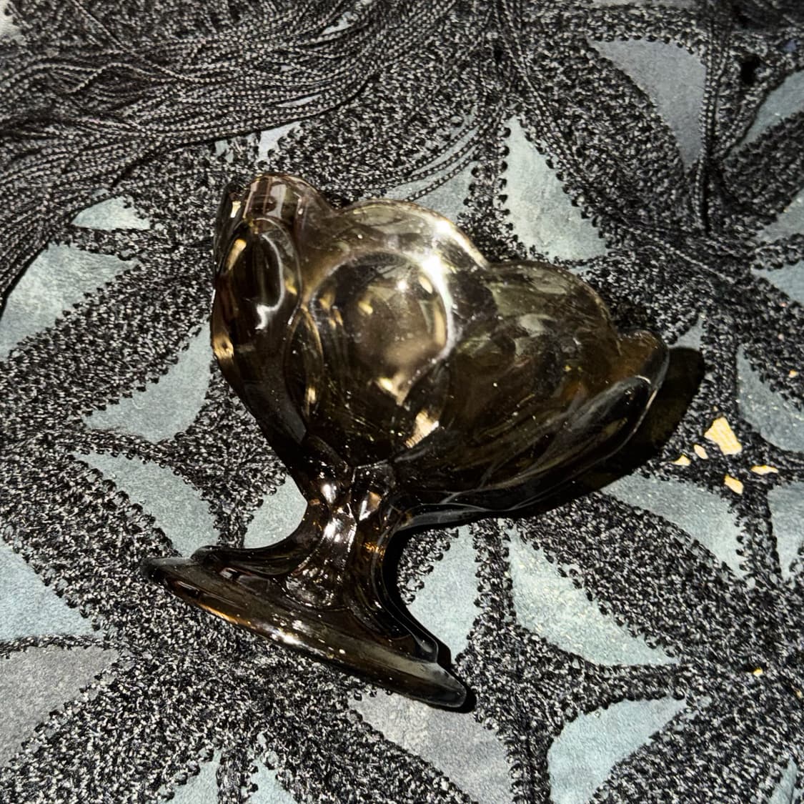 앰버 글라스 풋드 보울 상품이미지8