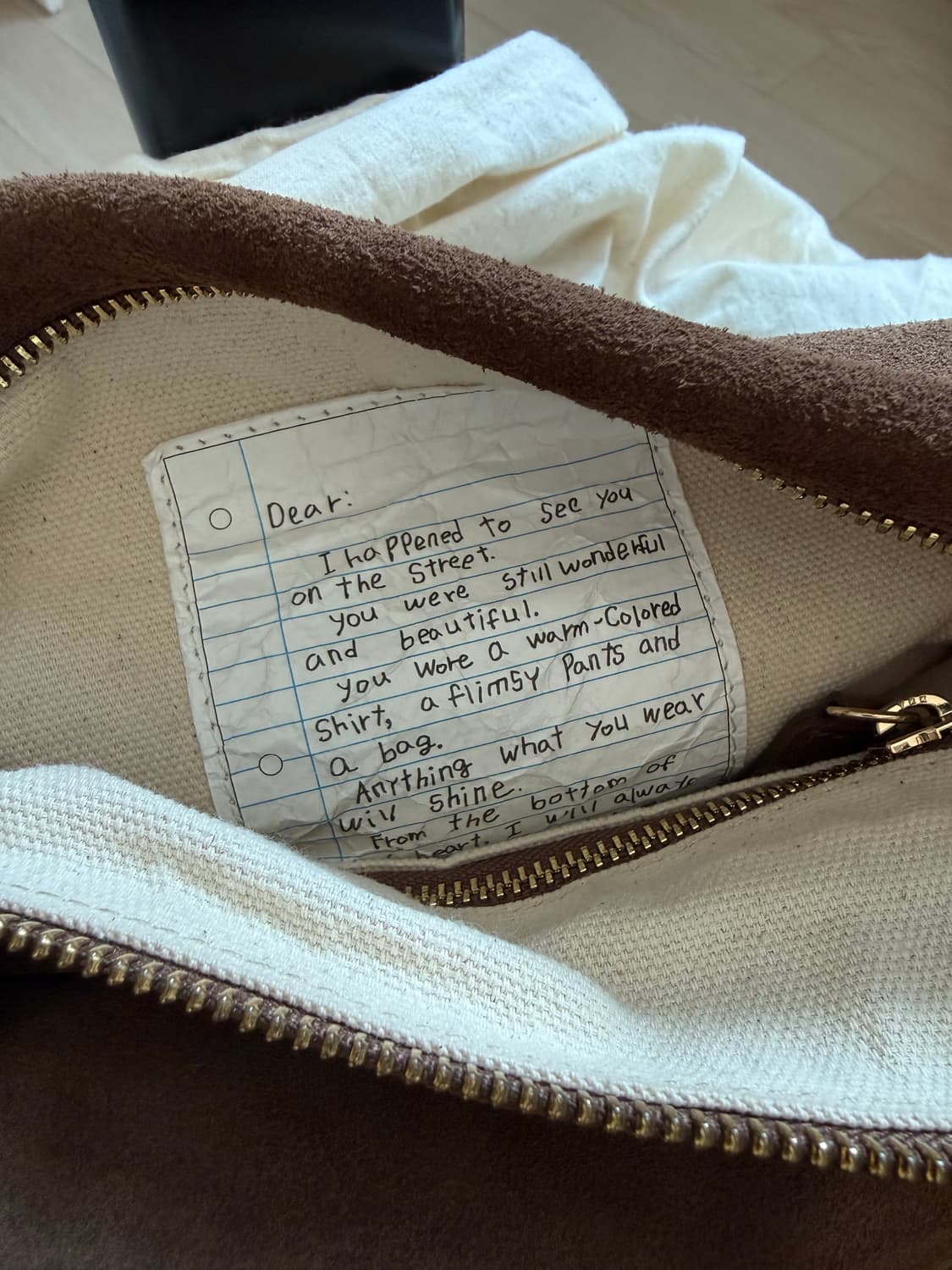 투에투아 마마스백 스웨이드 브라운 상품이미지5