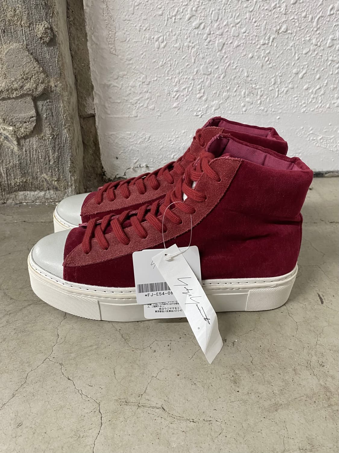 요지 야마모토 레귤레이션 플랫폼 하이탑 상품이미지5