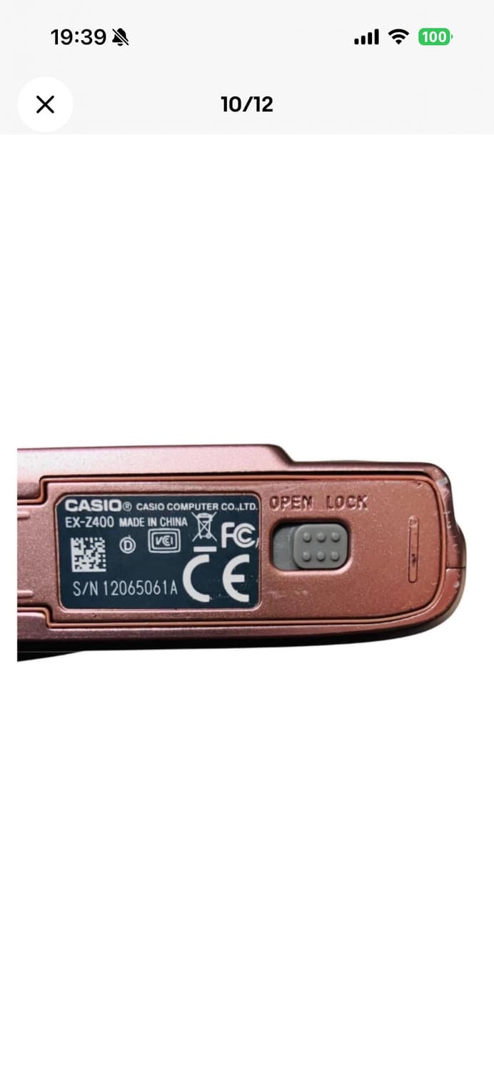 카시오 엑슬림 z400 핑크 상품이미지9