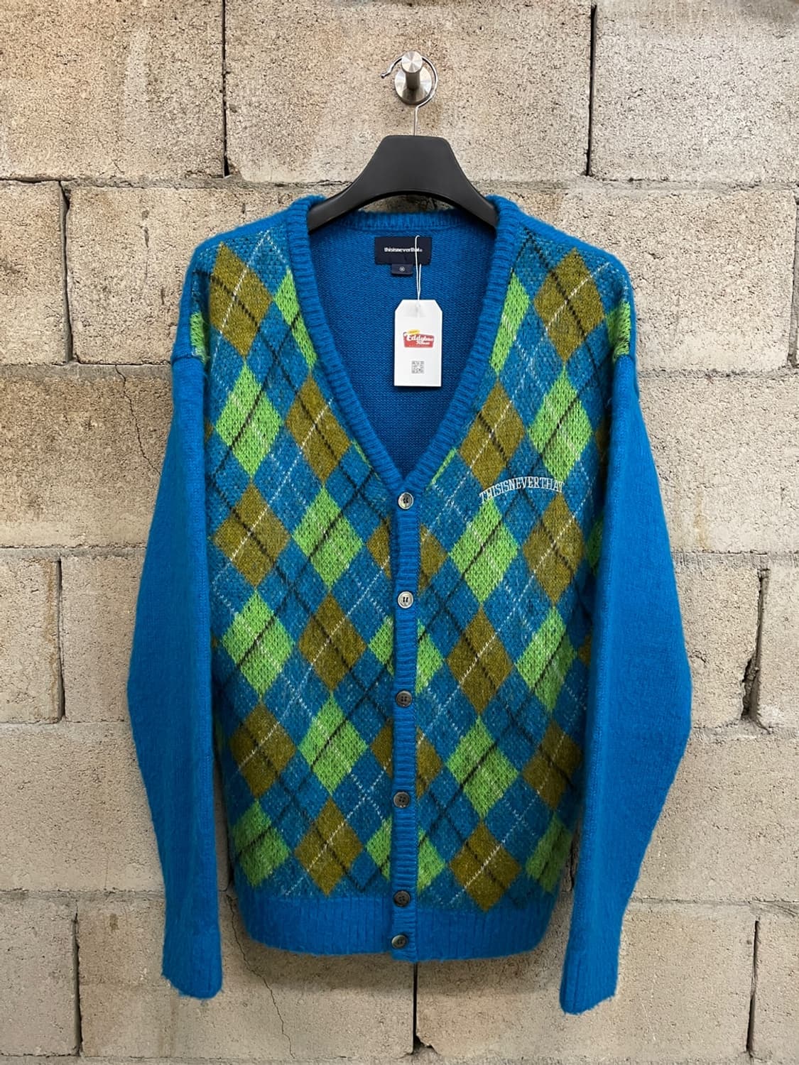 디스이즈네버댓 디네댓 아가일 가디건  상품이미지1