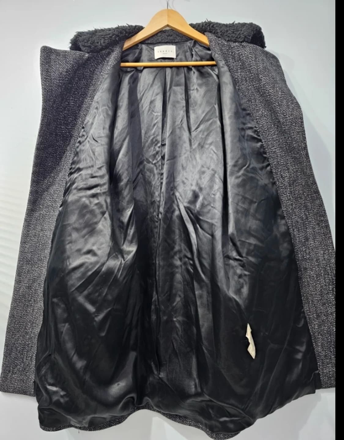 정품 막스마라 블랙 모직 더블 코트 ~66 상품이미지6