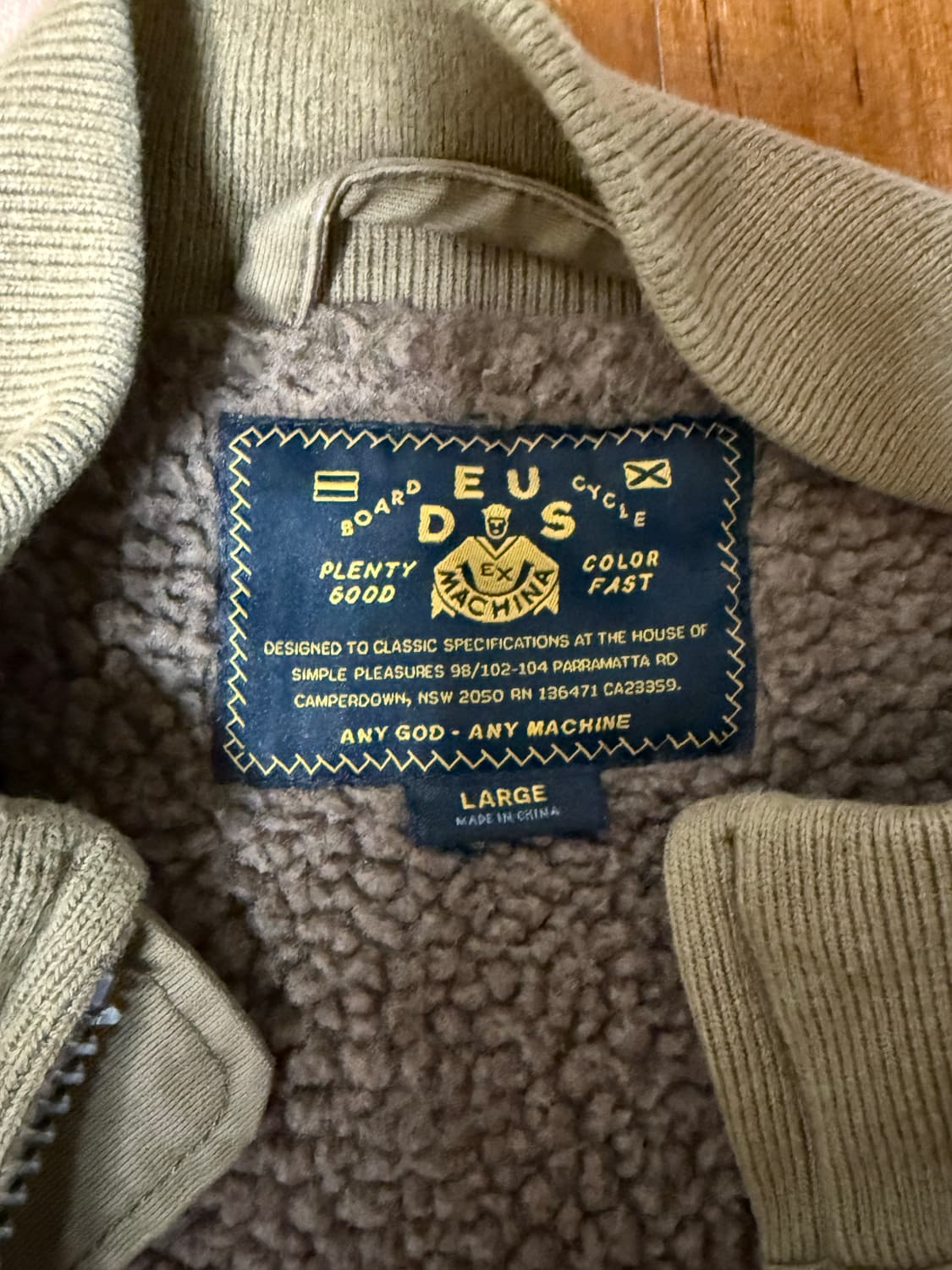 데우스 나발 덱자켓 DEUS NAVAL DECK JACKET (L) 상품이미지3