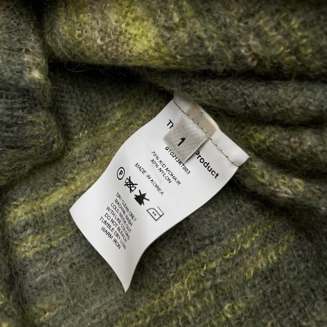 더 오픈프로덕트 멀티패턴 모헤어 니트 ( 한소희 착용 ) 상품이미지5
