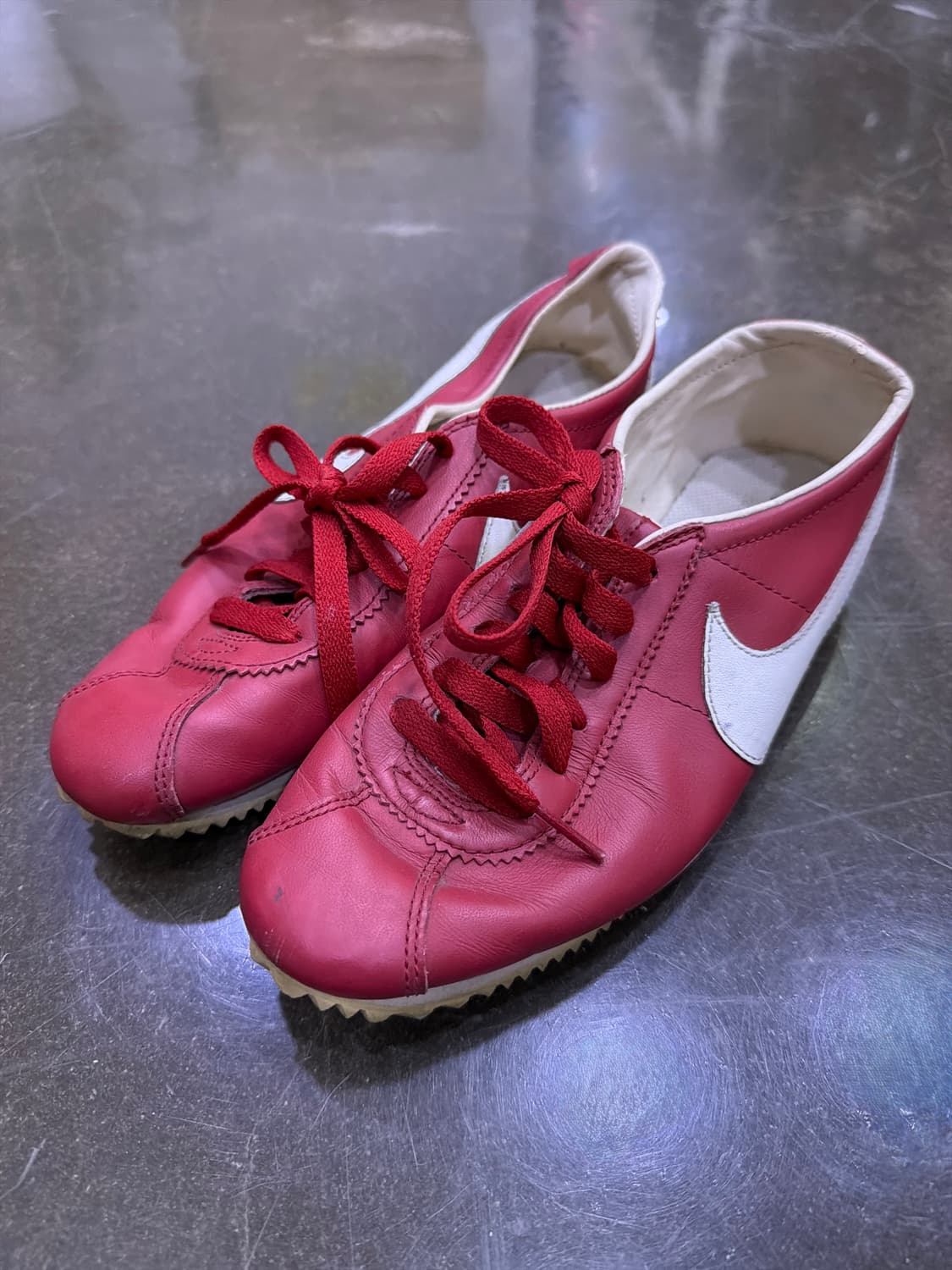 나이키 클래식 코르테즈 레더 레드 화이트 스니커즈 240 상품이미지1