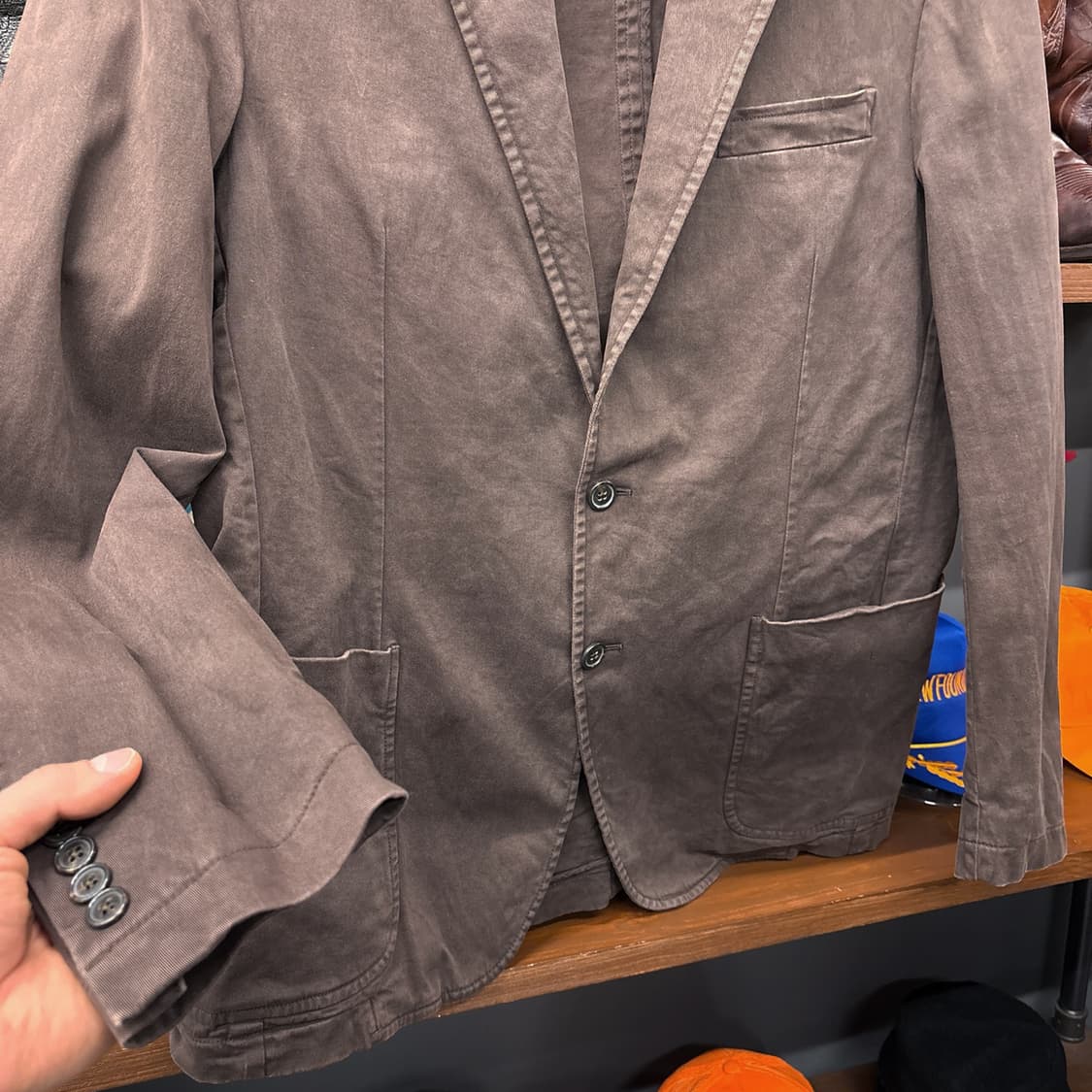 폴로 랄프로렌 신형라벨 워시드 코튼 2버튼 워크블레이저 N367 상품이미지4