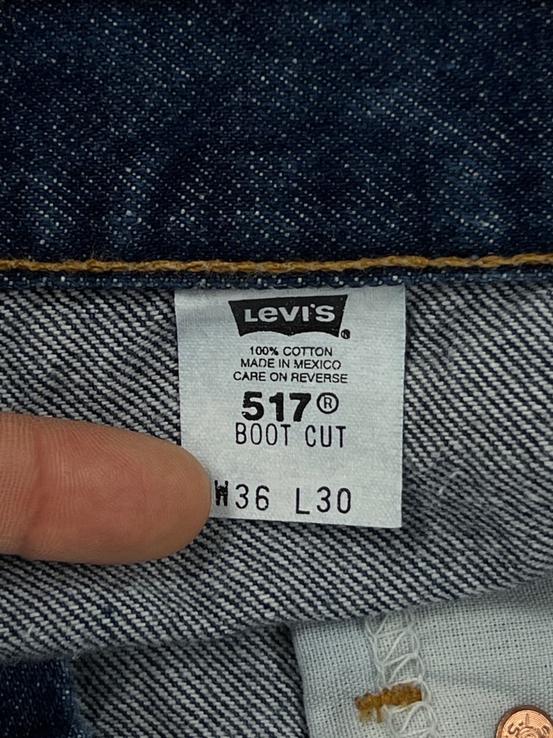 리바이스 00s 517 데님 팬츠 / 36 x 30 상품이미지7