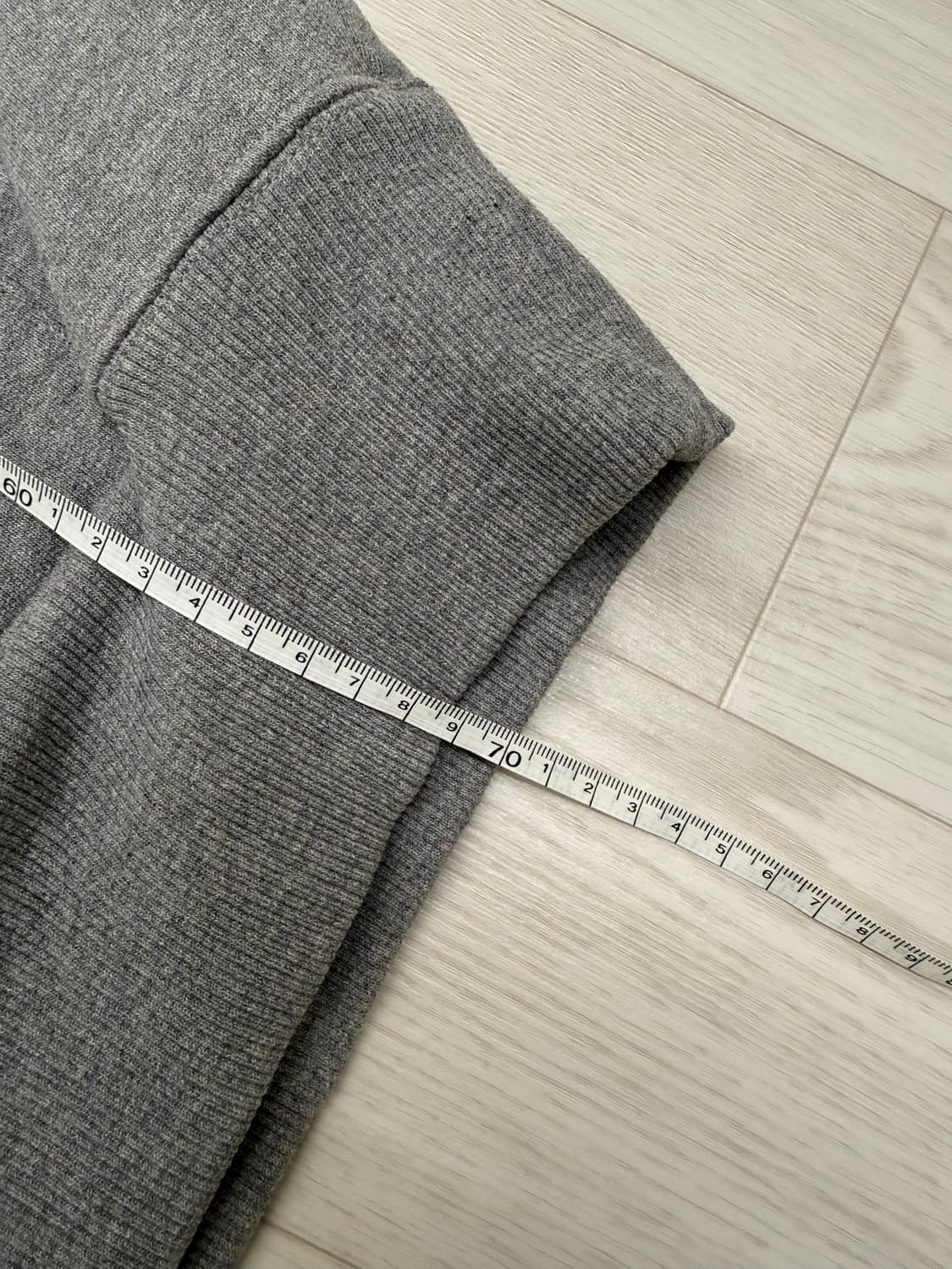 [L] AMI 빅로고 후디/후드티 그레이 상품이미지4