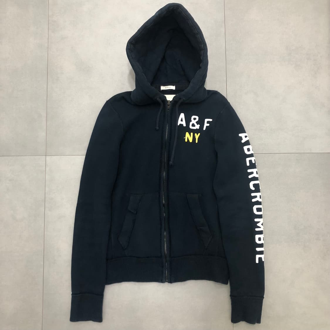 아베크롬비 후드 집업 자켓 네이비 S 상품이미지1