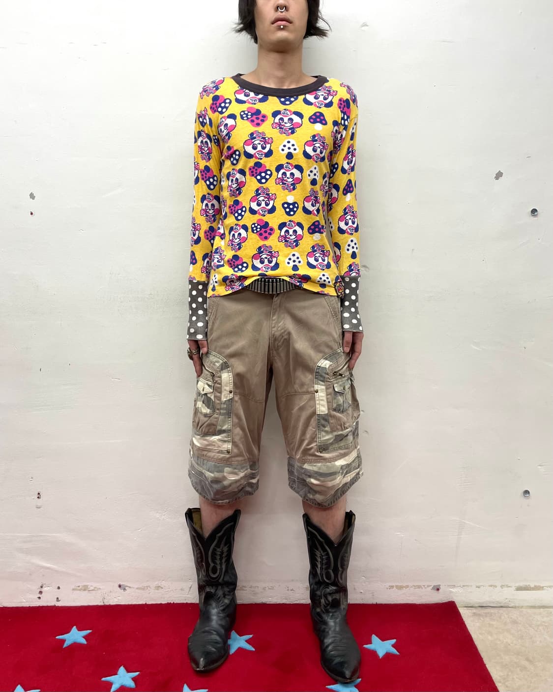 Love Panda Mushroom Yellow Dot Sleeve 상품이미지5