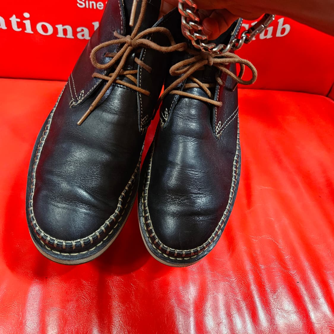 클락스(Clarks) 폴튼 탑 가죽 데저트화 270size 상품이미지5