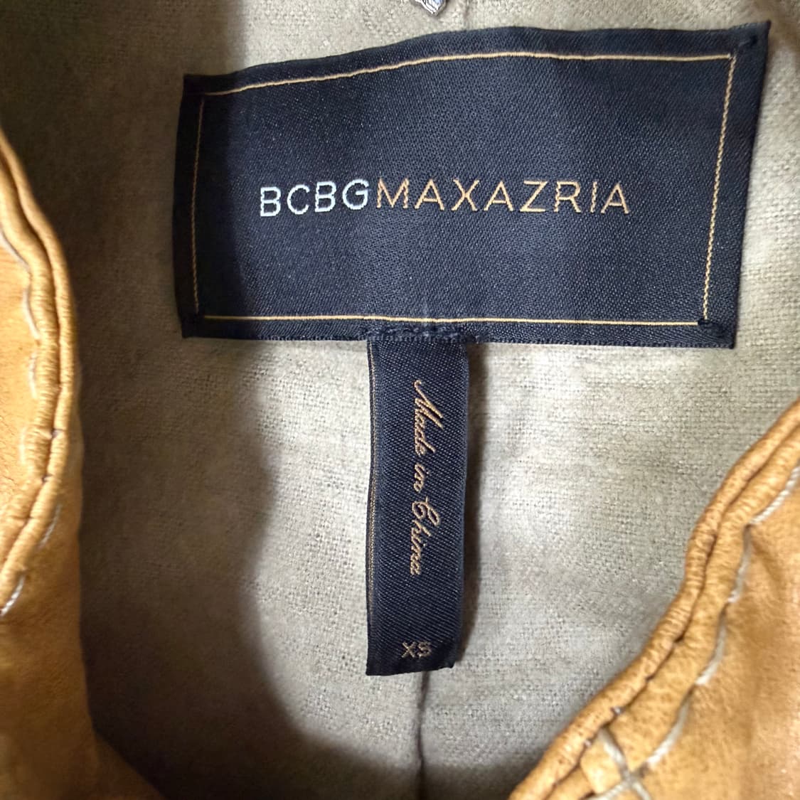 XS BCBGMAXAZRIA 가죽자켓 0424T 상품이미지3