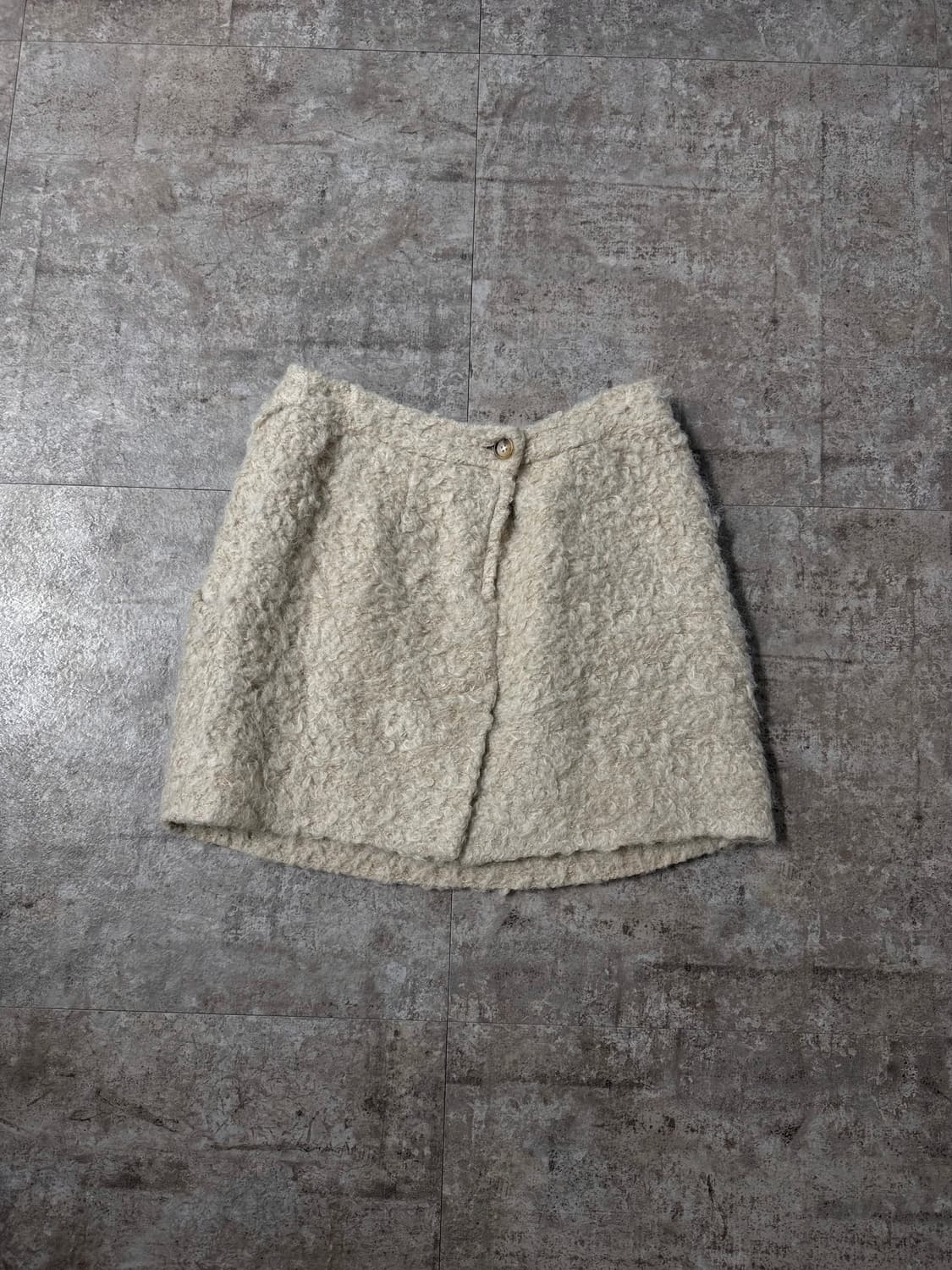 울 혼방 부클 스커트 상품이미지4