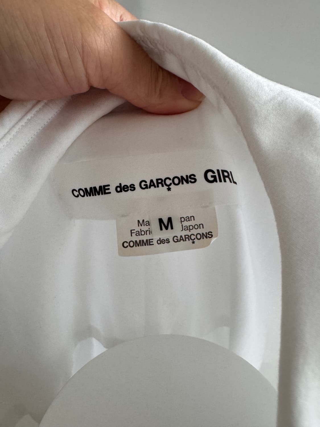 Comme des garcons girl 러플 롱 셔츠 원피스  상품이미지5