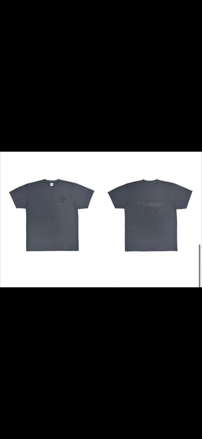 SCC(sunday climbing club) 로고 반팔티 상품이미지1