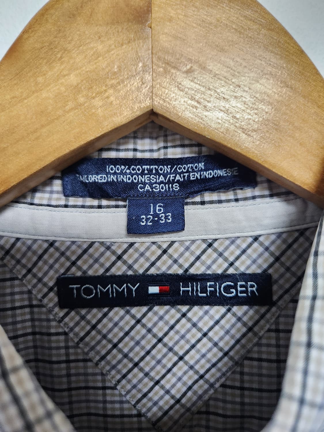 타미힐피거Tommy 스트라이프 옥스포드 셔츠 L - S153 상품이미지4