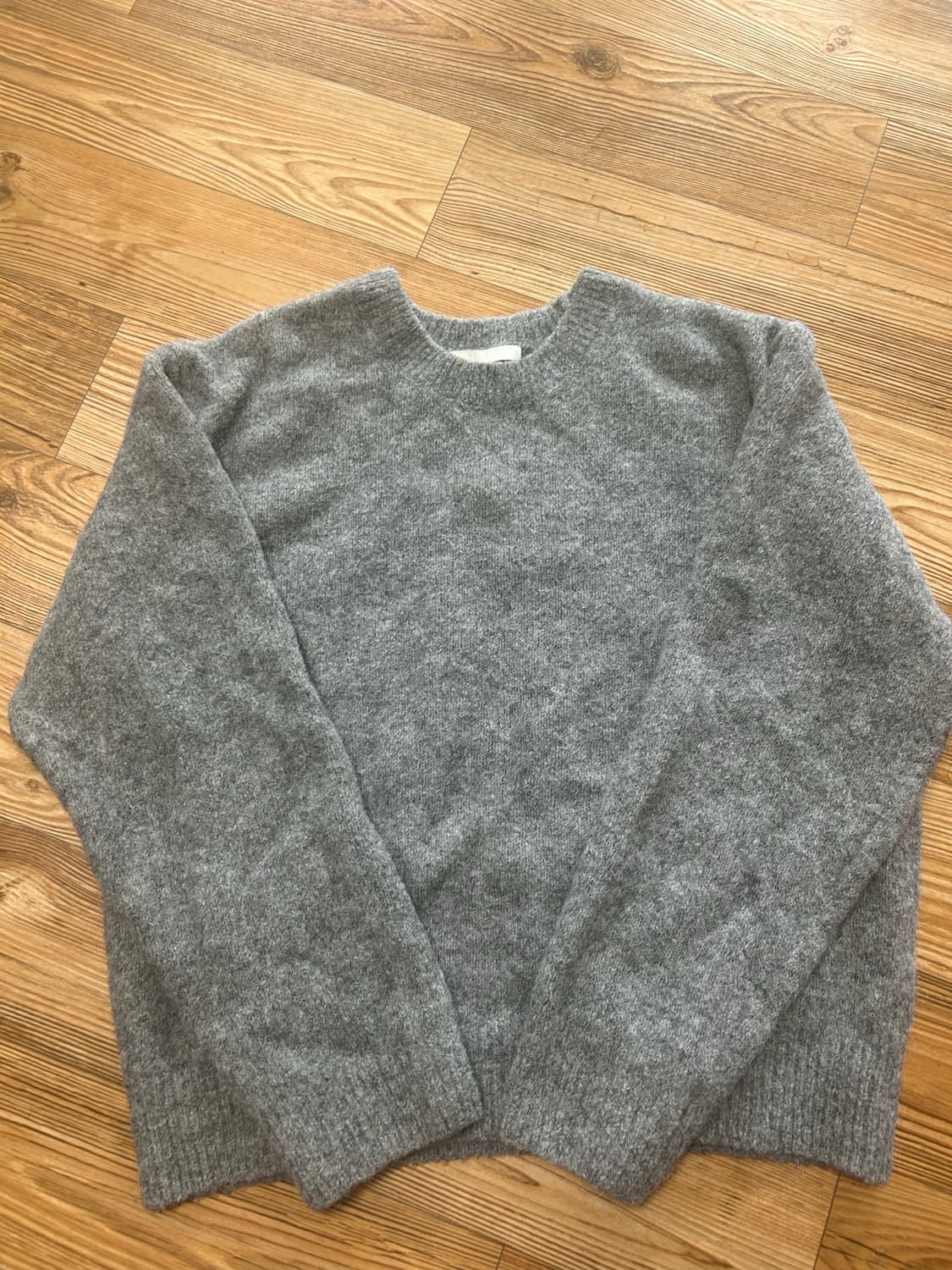 수아레 콜라보 알파카 라운드 니트 L 상품이미지4