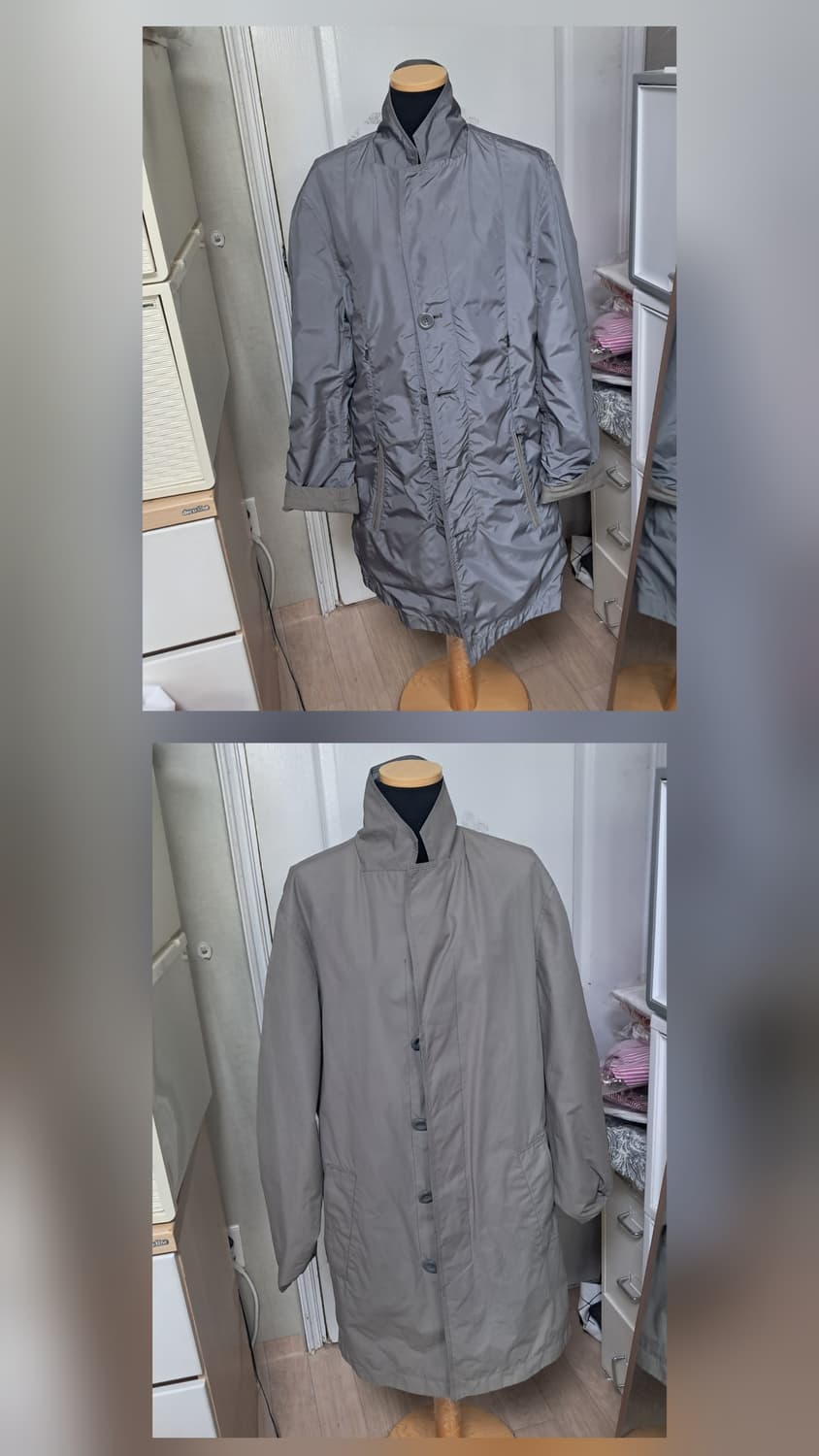 (상태최상)DKNY 남성 리버시블 트렌치코트 자켓 S 상품이미지1