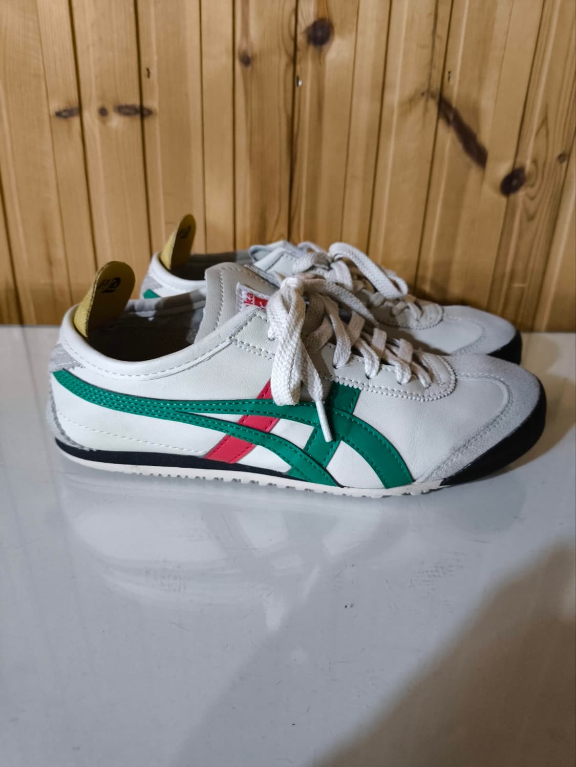 240mm 오니츠카타이거 멕시코66 크림올리브 상품이미지2