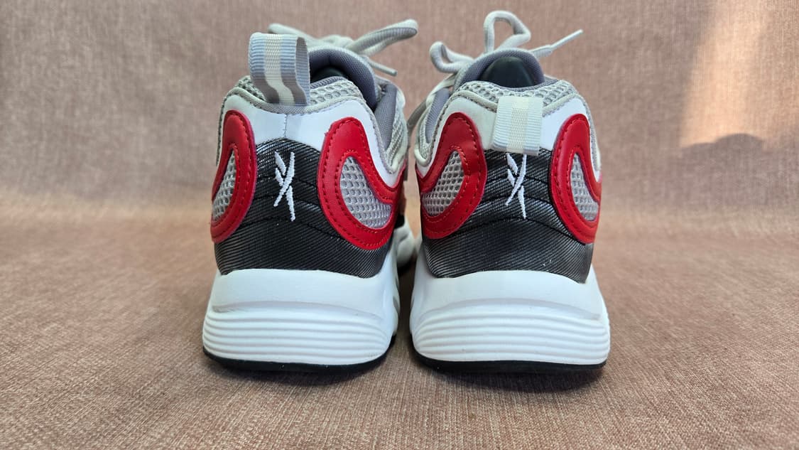 리복 275mm-  DMX 운동화 회색/레드 상품이미지5