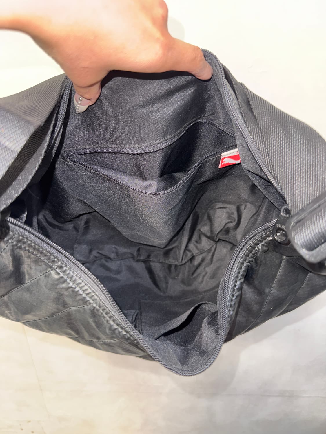 Puma black padded quilting cross bag 상품이미지5