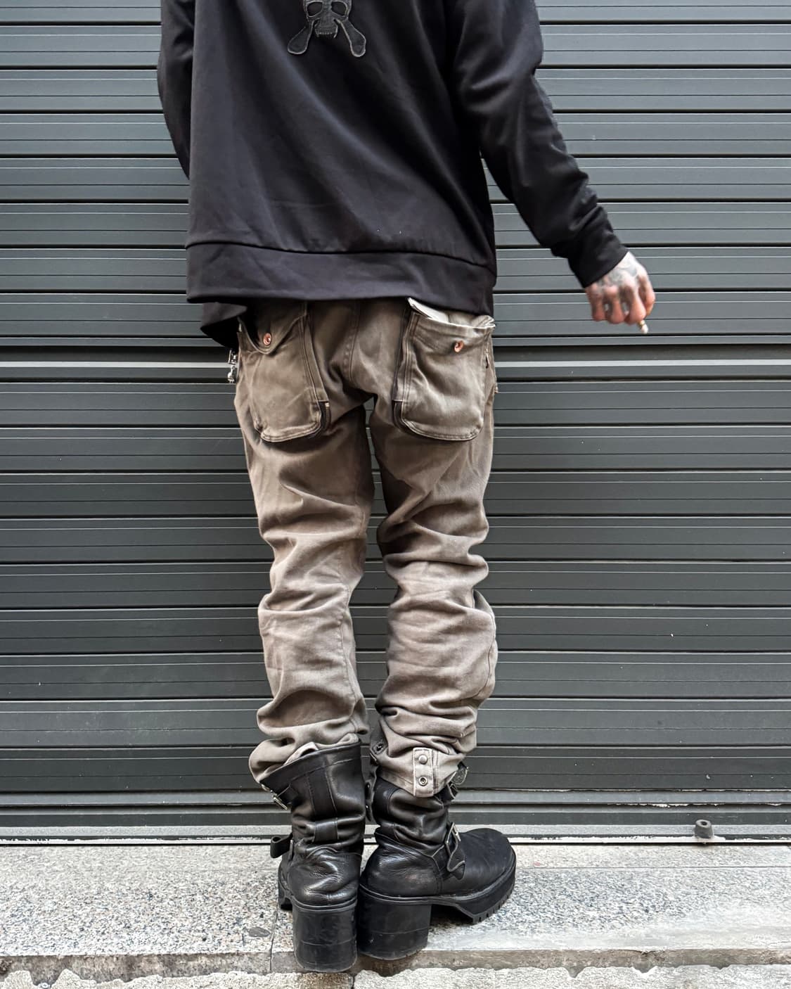 PPFM – Zip Pocket Detail Curve pants 상품이미지5