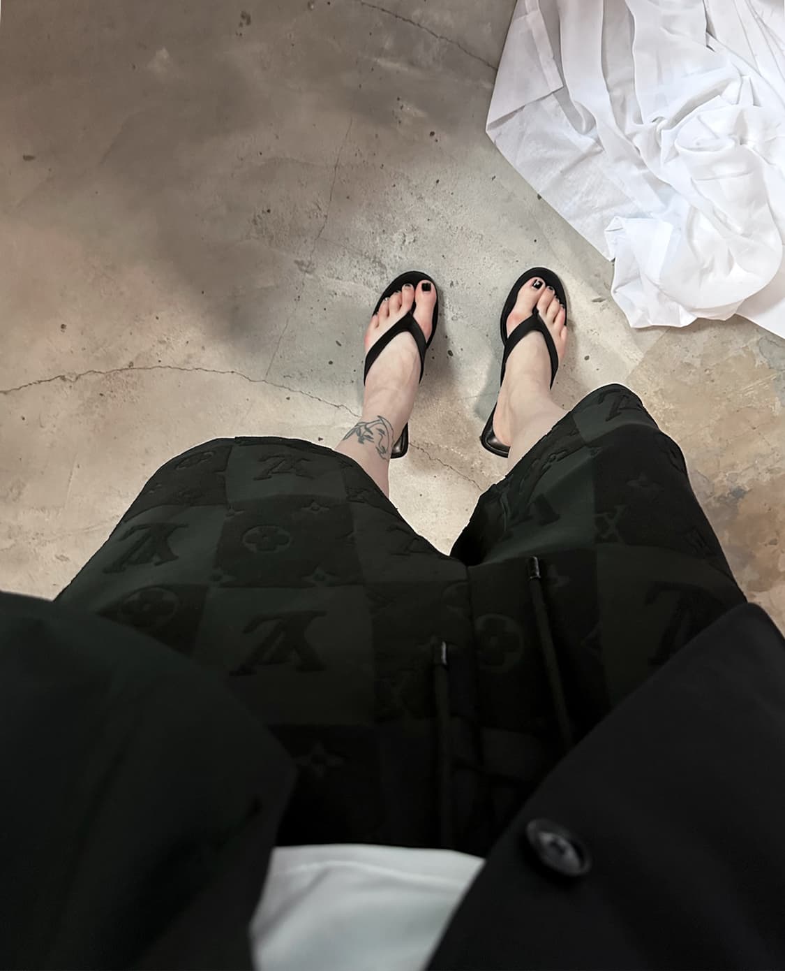 LOUIS VUITTON jacquard wide shorts 상품이미지4