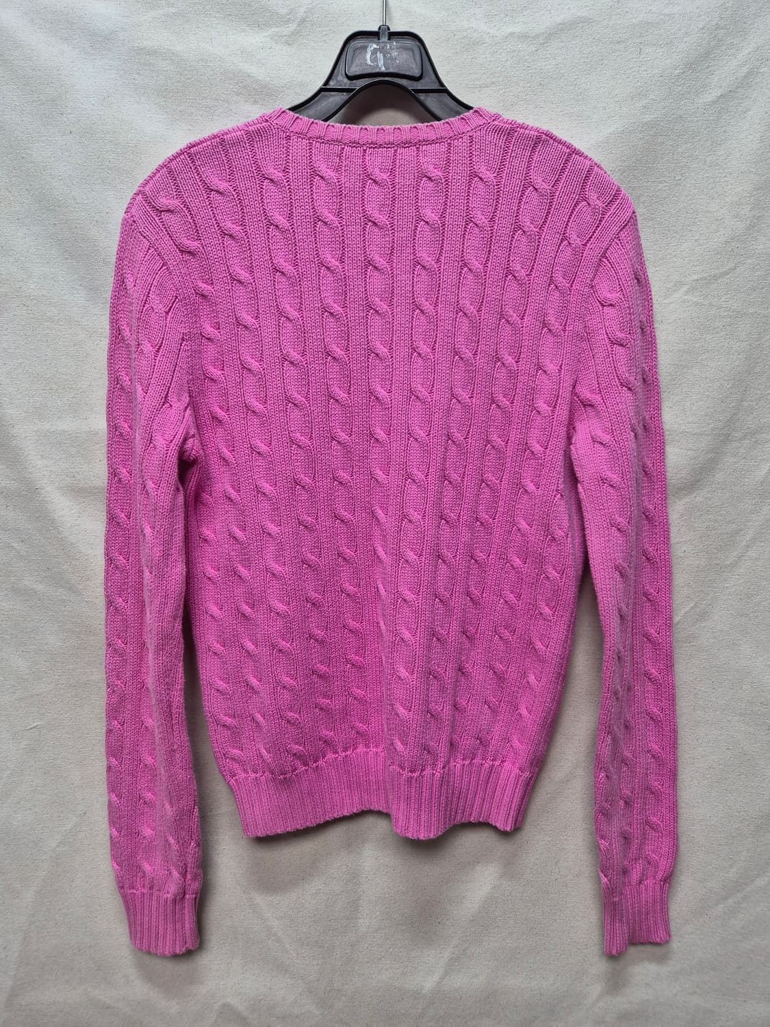 폴로 브이넥 꽈배기 니트 상품이미지3