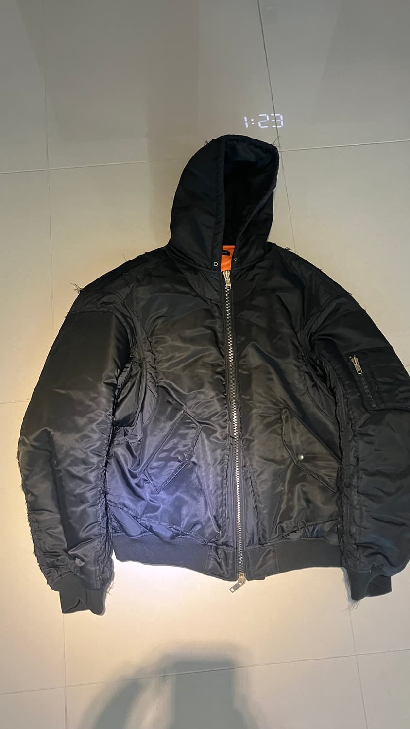 [2] 프로젝트gr 리워크 후드 봄버 상품이미지1