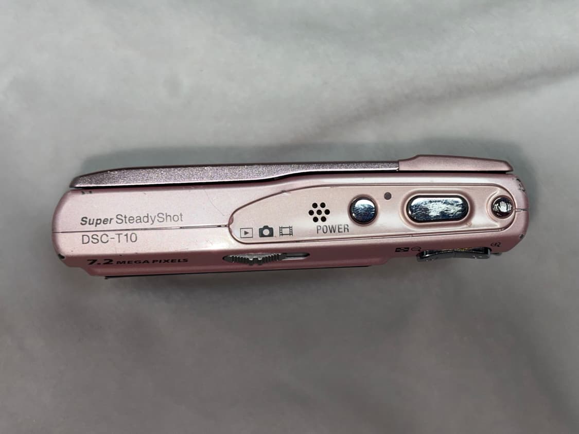소니 사이버샷 dsc-t10 베이비 핑크 색상 디카 디지털 카메라 판매 상품이미지4