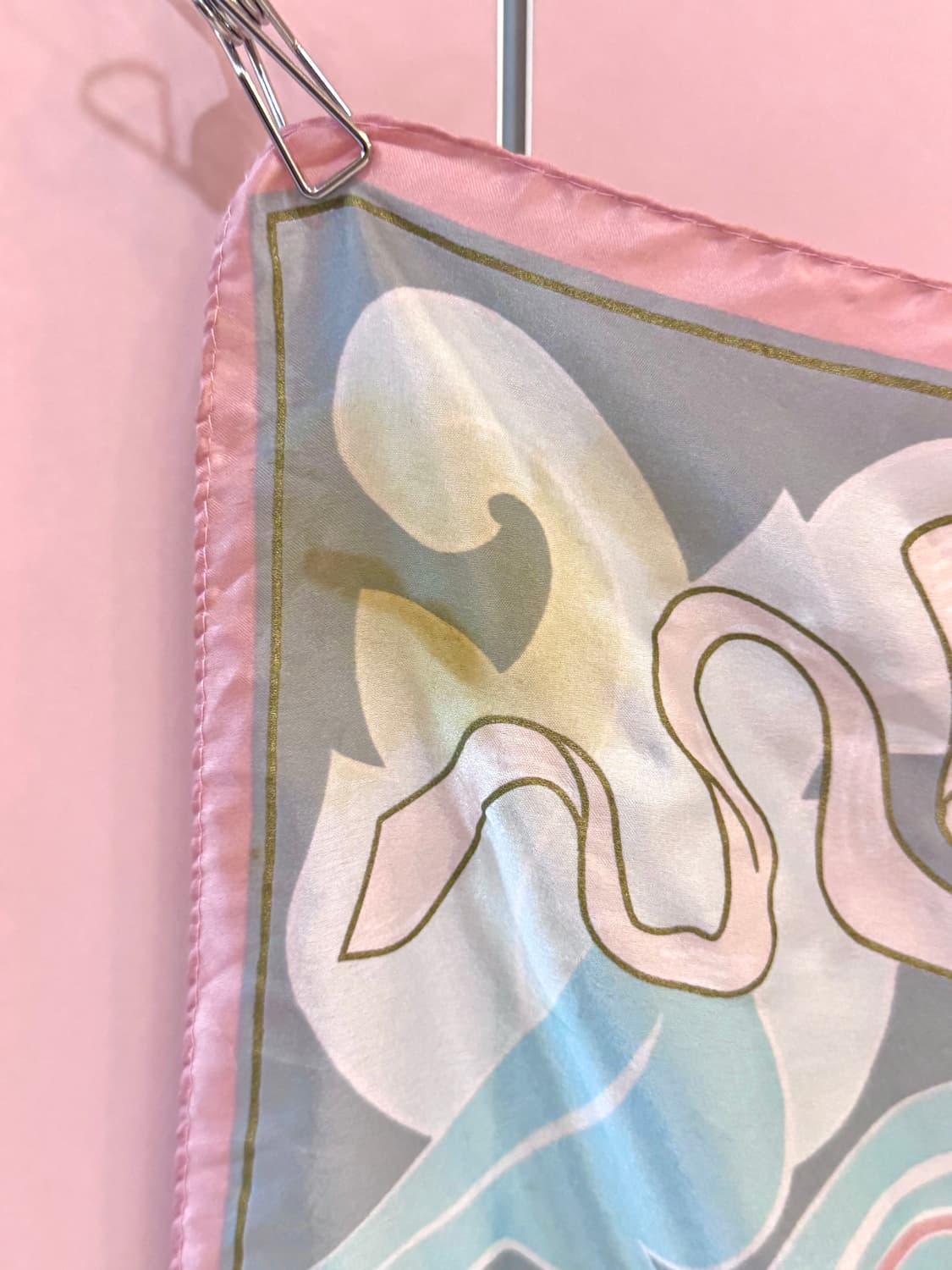 빈티지 파스텔 플로럴 스카프 상품이미지7