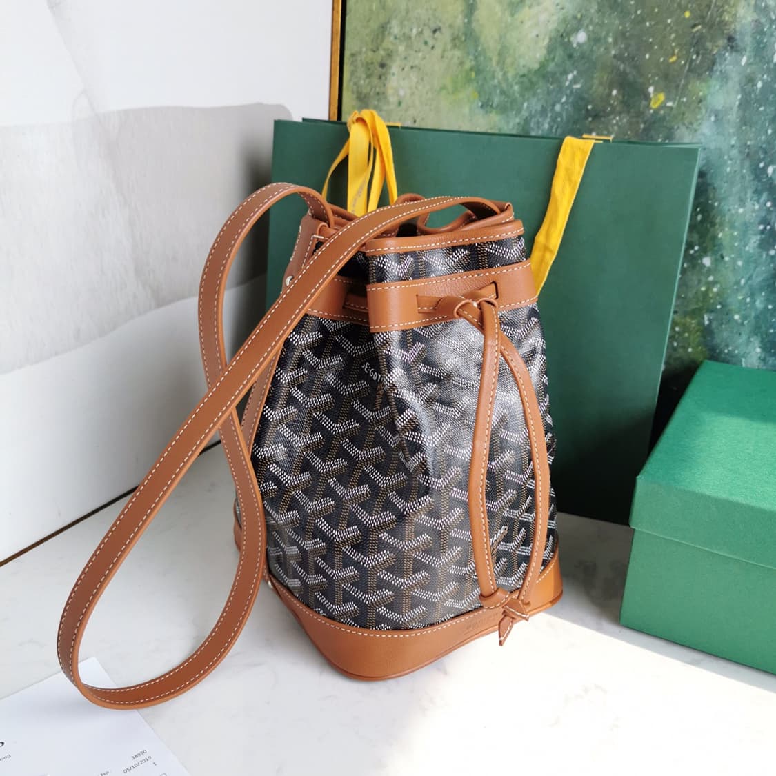 고야드 쁘띠플로 버킷백 상품이미지2