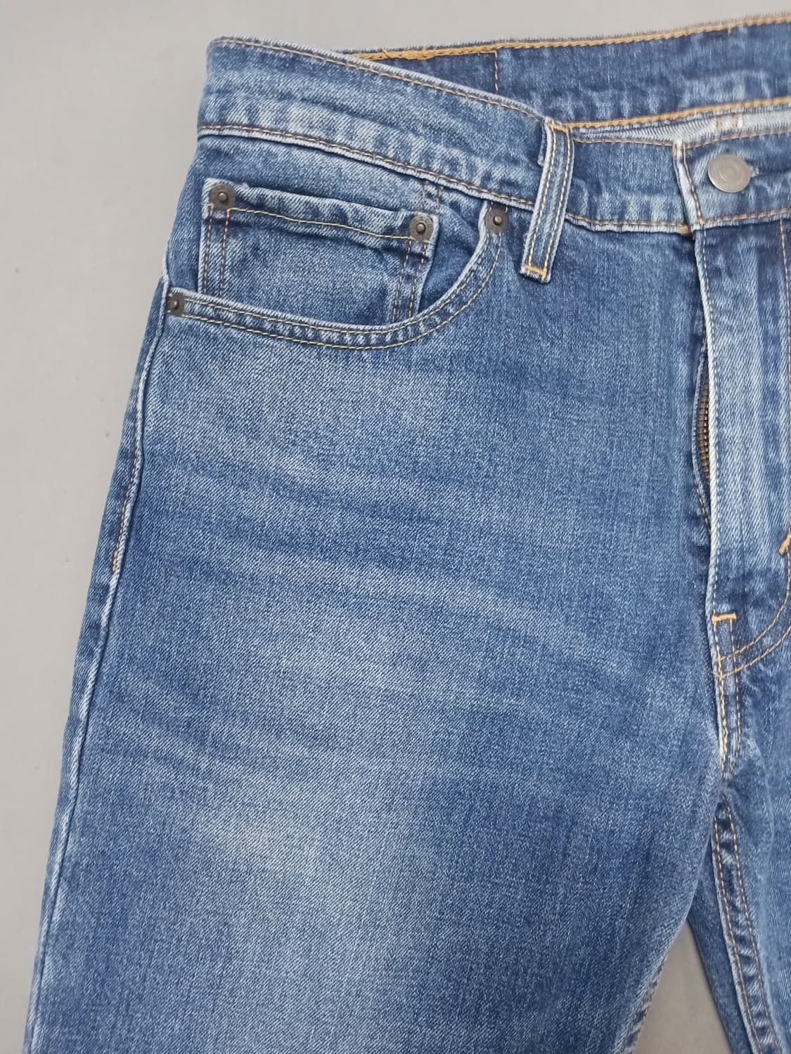 [33] 리바이스 511 중청 빈티지 워싱 슬림진 청바지 상품이미지2