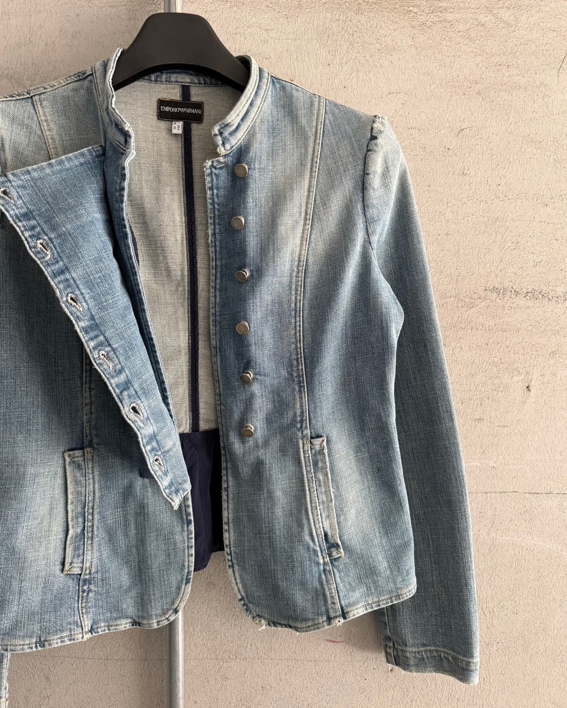 EMPORIO ARMANI Napoleon Denim Jacket 상품이미지3