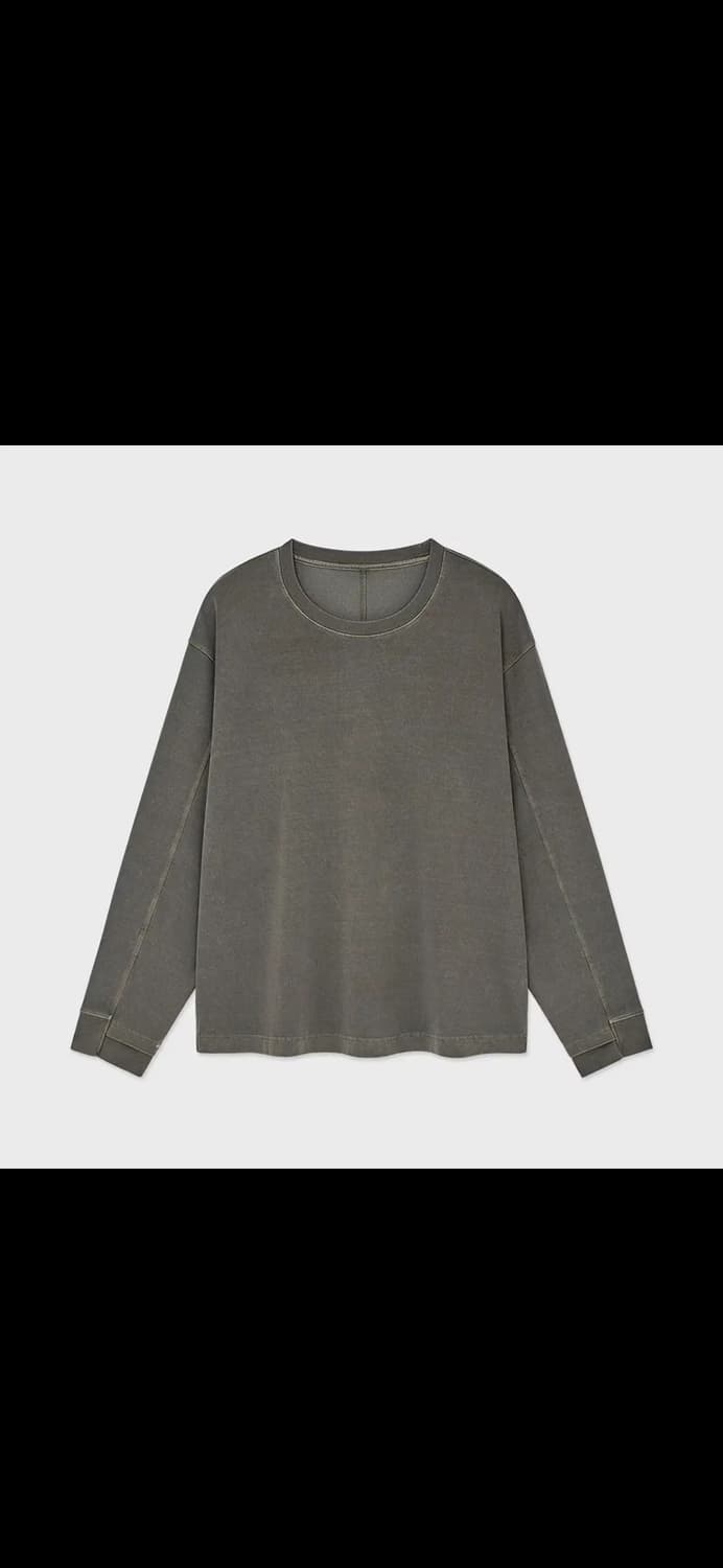 벨리에 가르송 롱슬리브 차콜 판매 상품이미지1