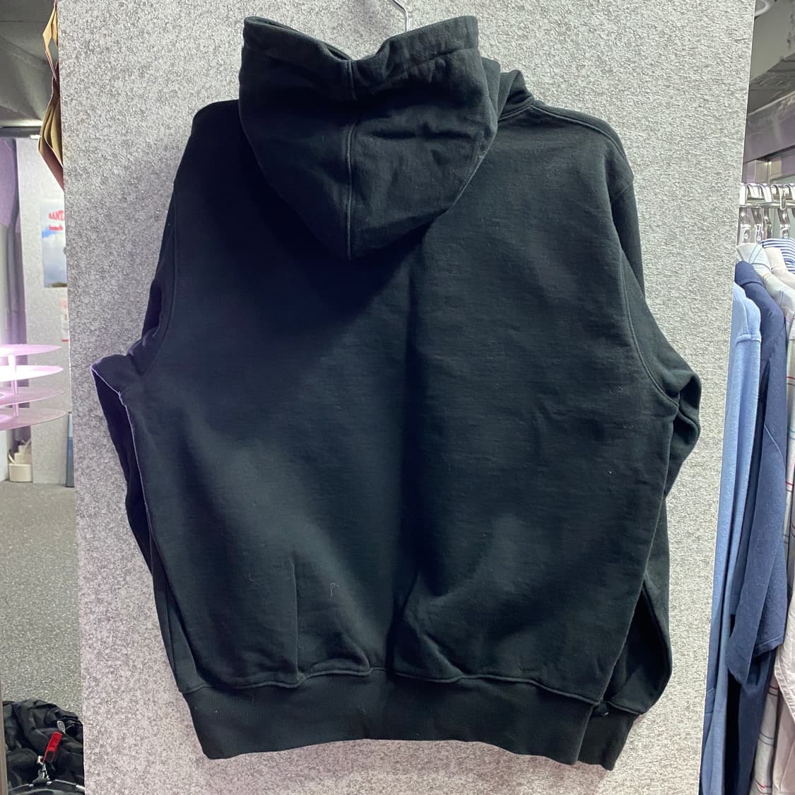 디스이즈네버댓 빅로고 블랙 후드티 B4080 상품이미지5