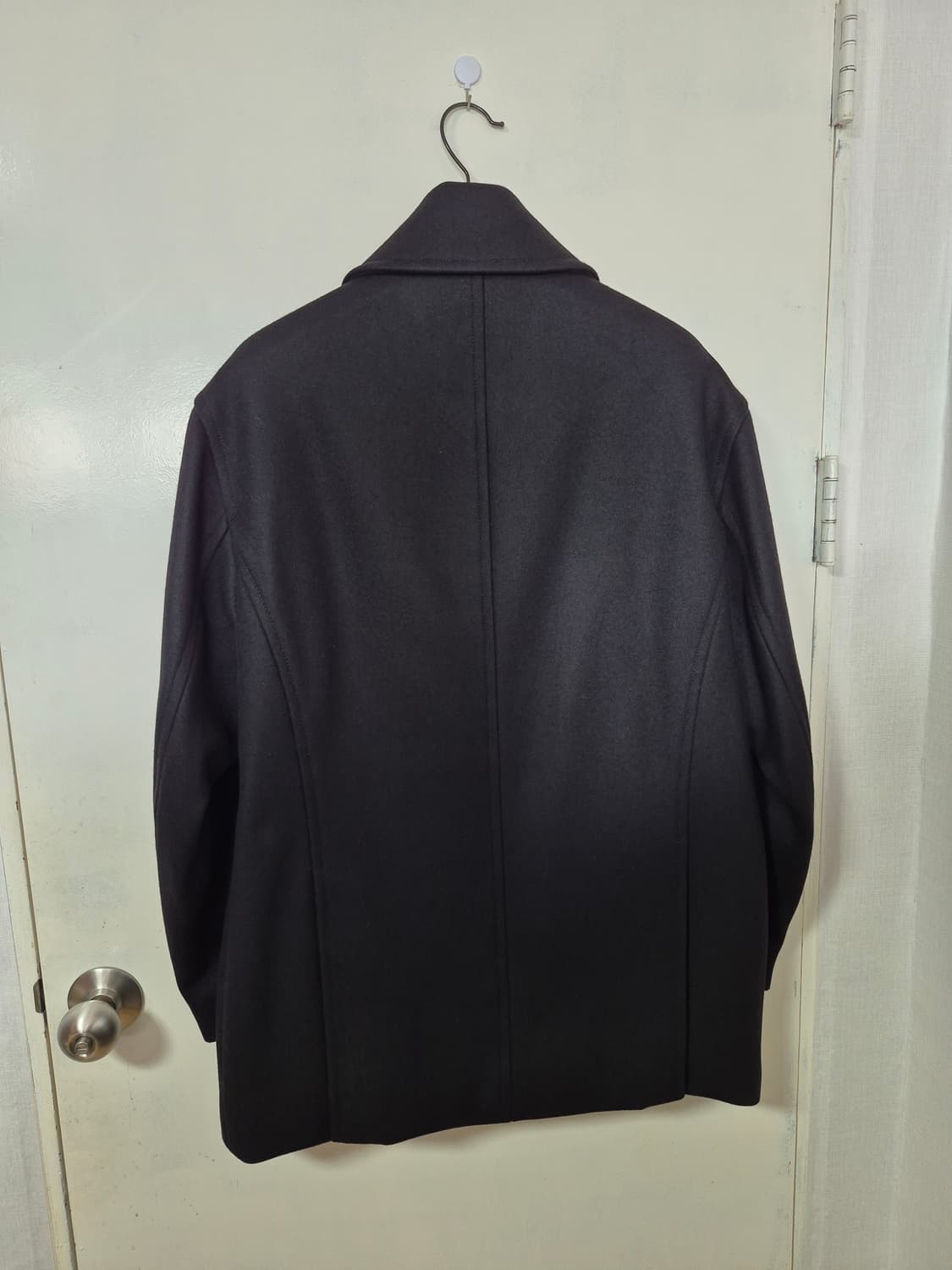 25FW 커스텀멜로우 Black Wool PeaCoat코트 상품이미지7