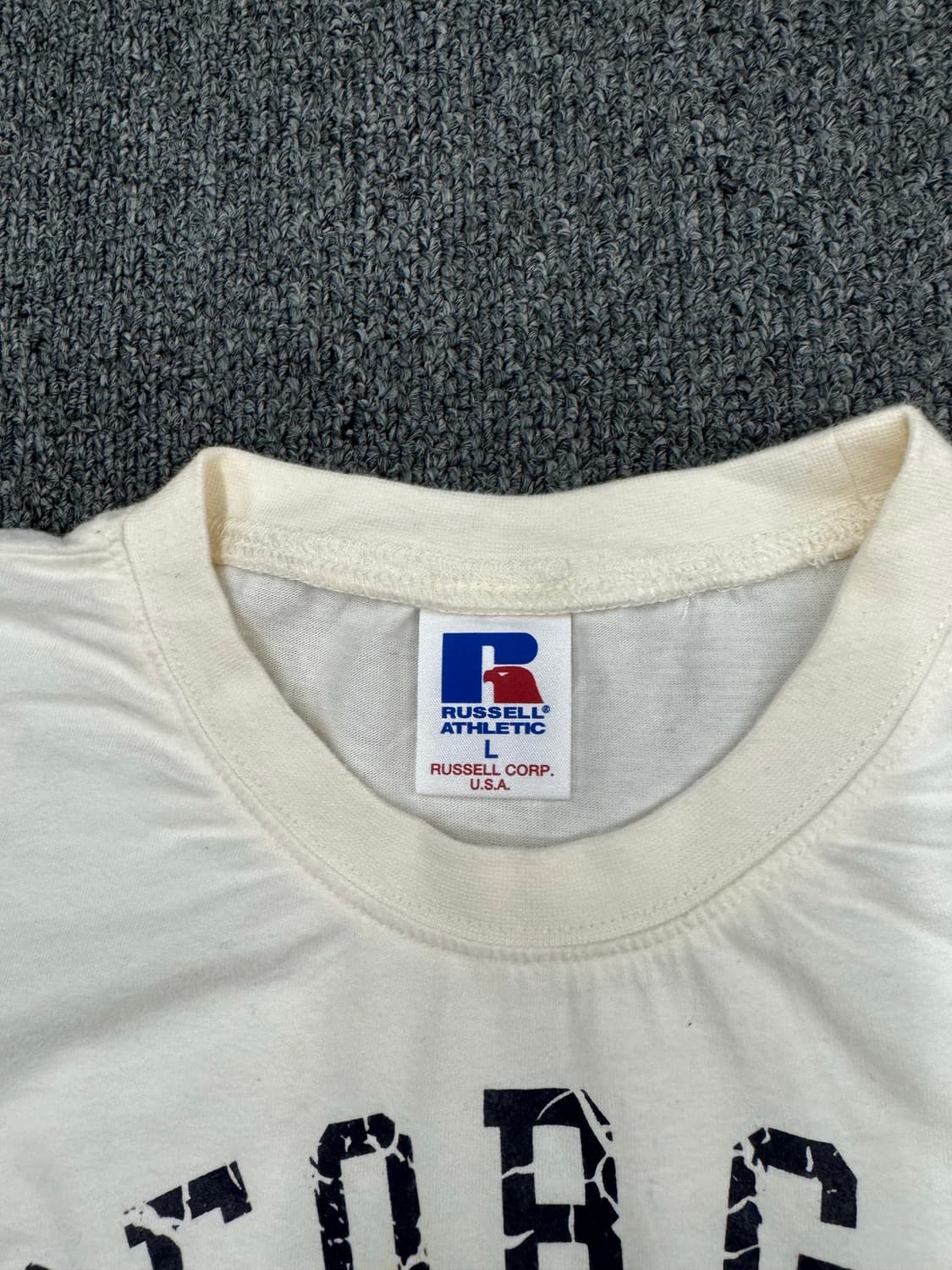 L)러셀 USA 빈티지 프린팅 반팔 상품이미지5