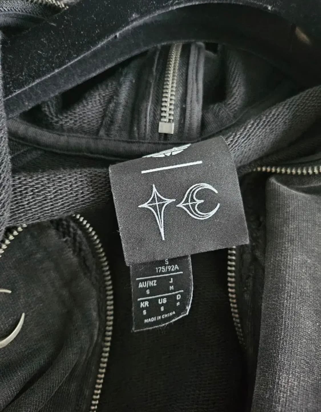 아디다스 떠그클럽 후드집업 블랙 s 상품이미지3